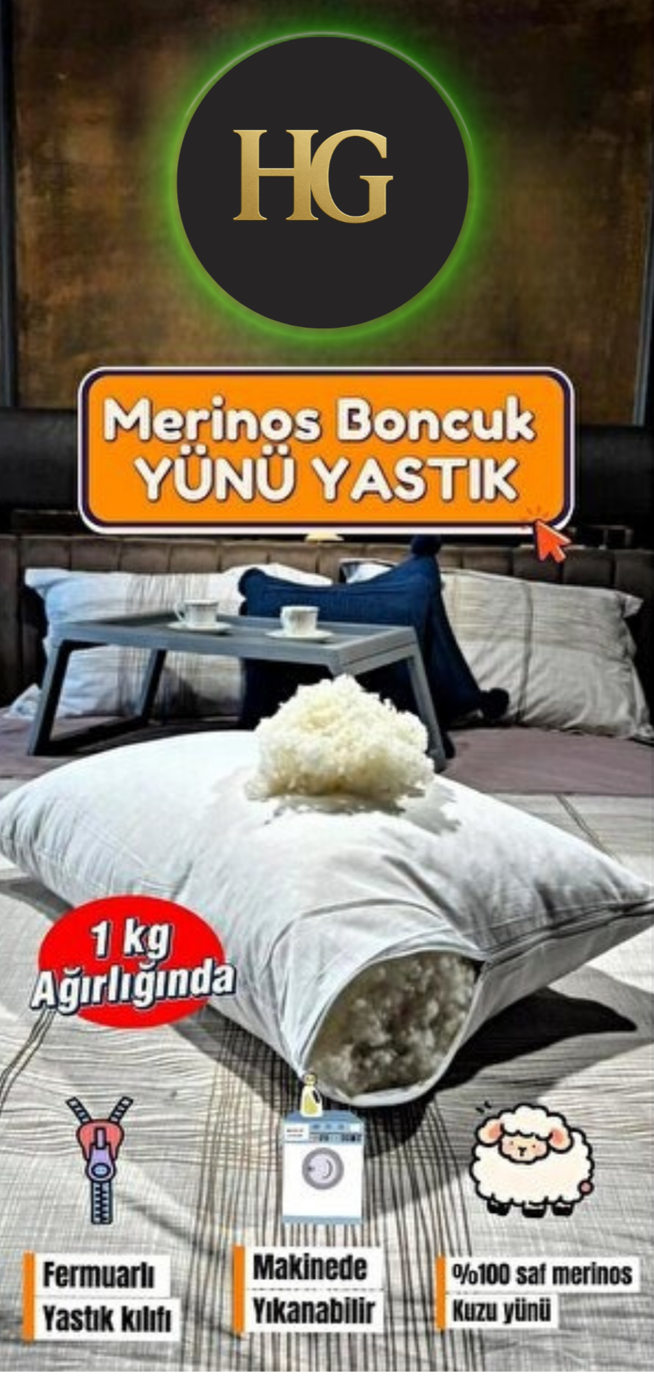 Yün Yastık